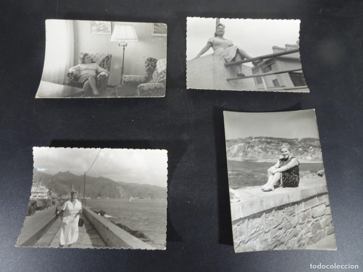 Fotografia antiga: LOTE DE 4 ANTIGUAS FOTOGRAF&Iacute;AS FAMILIARES , MUJER POSANDO, ,VER FOTOS