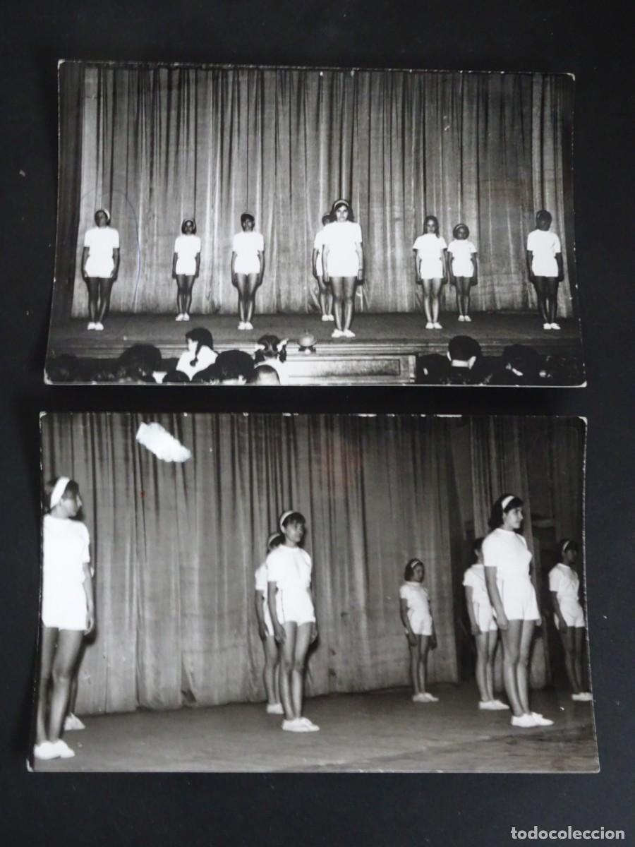 Fotograf&iacute;a antigua: 2 ANTIGUAS FOTOGRAF&Iacute;AS ACTUACI&Oacute;N TEATRO INFANTIL, COLEGIO , VER FOTOS