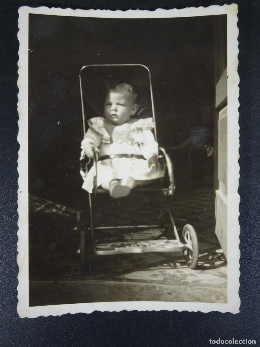 Fotograf&iacute;a antigua: ANTIGUA FOTOGRAF&Iacute;A NI&Ntilde;A, CARRITO, VER FOTOS