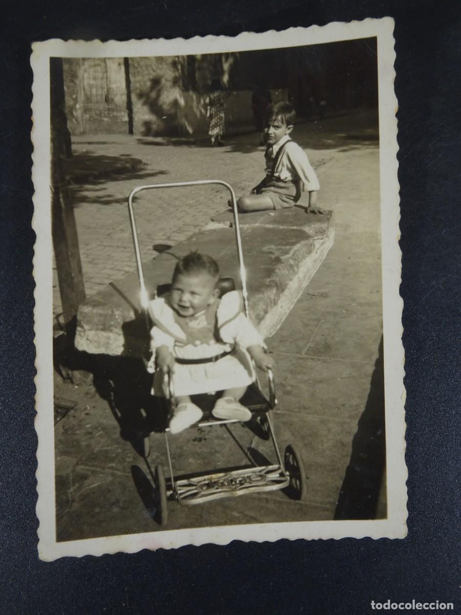 Fotograf&iacute;a antigua: ANTIGUA FOTOGRAF&Iacute;A NI&Ntilde;A , CARRITO, VER FOTOS
