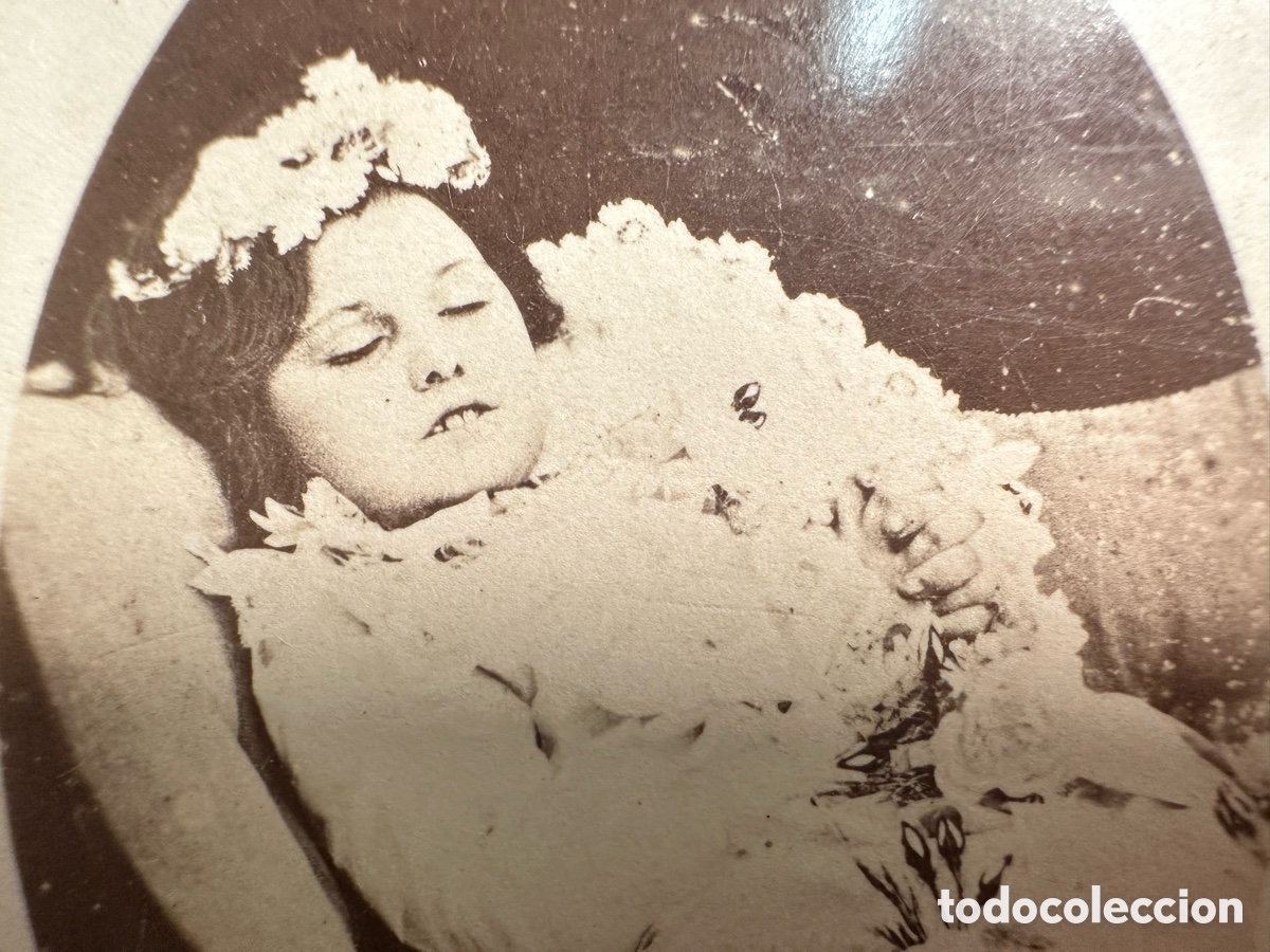 Fotograf&iacute;a antigua: Fotograf&iacute;a antigua Post mortem ni&ntilde;a 1900