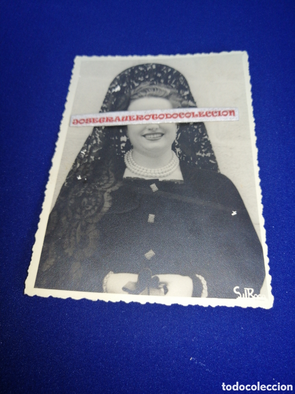 Fotograf&iacute;a antigua: CLAVARIESA MODELO( CASTELLO DE LA PLANA) SELLO FOTOGR&Aacute;FICO GIL ROCA (CASTELLON) A&Ntilde;O 1949 FOTOGRAF&Iacute;A
