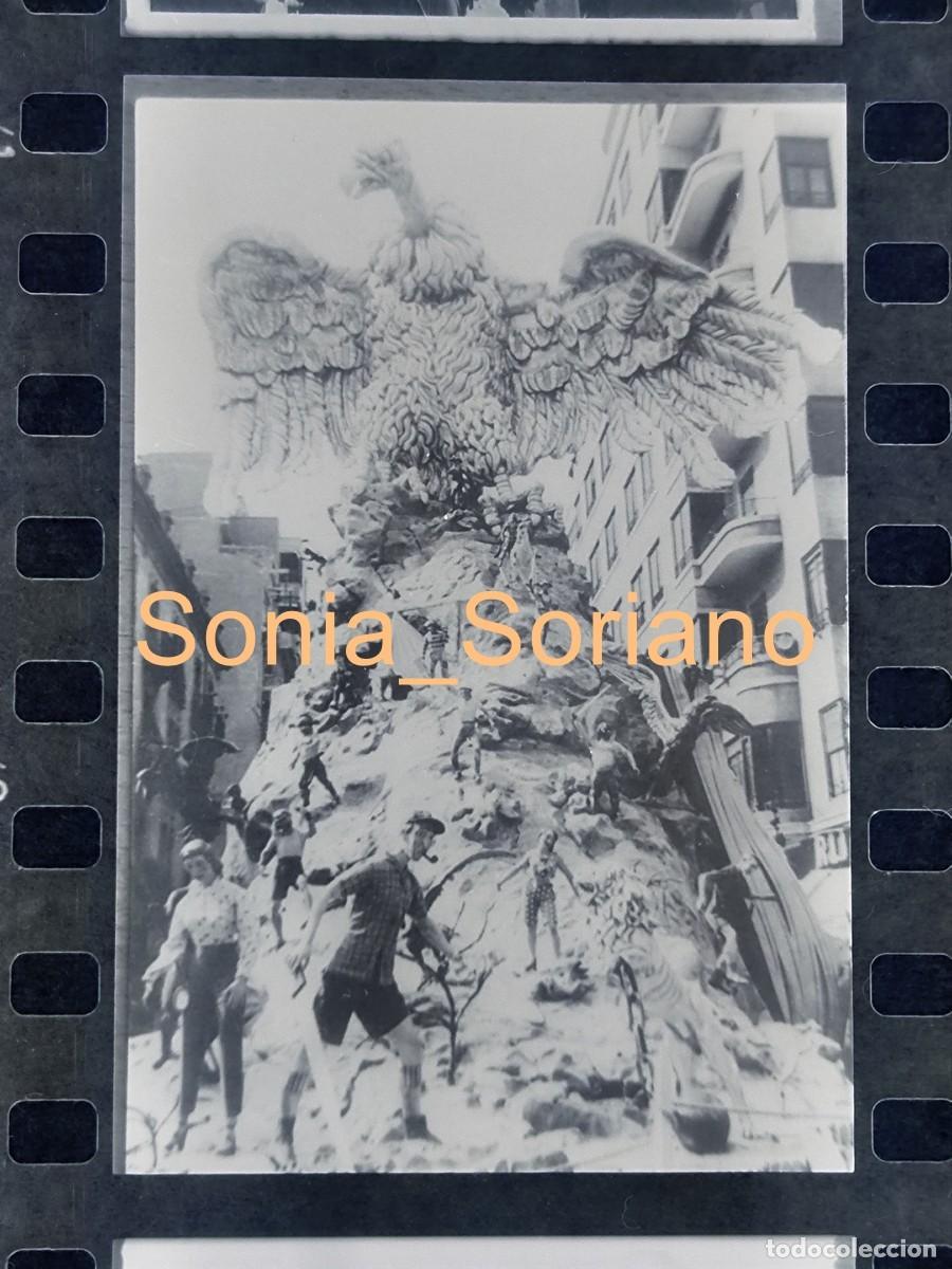 Fotograf&iacute;a antigua: UNA FALLA DE VALENCIA - A&Ntilde;O 1956 - BLANCO Y NEGRO - NEGATIVO EN CELULOIDE 4 X 3&acute;5