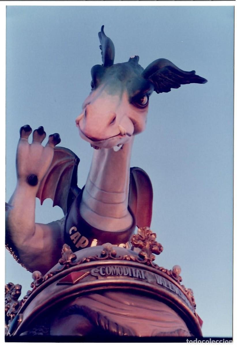 Fotograf&iacute;a antigua: Falla Convento Jerusal&eacute;n a&ntilde;o 1988. Comoditat Valenciana