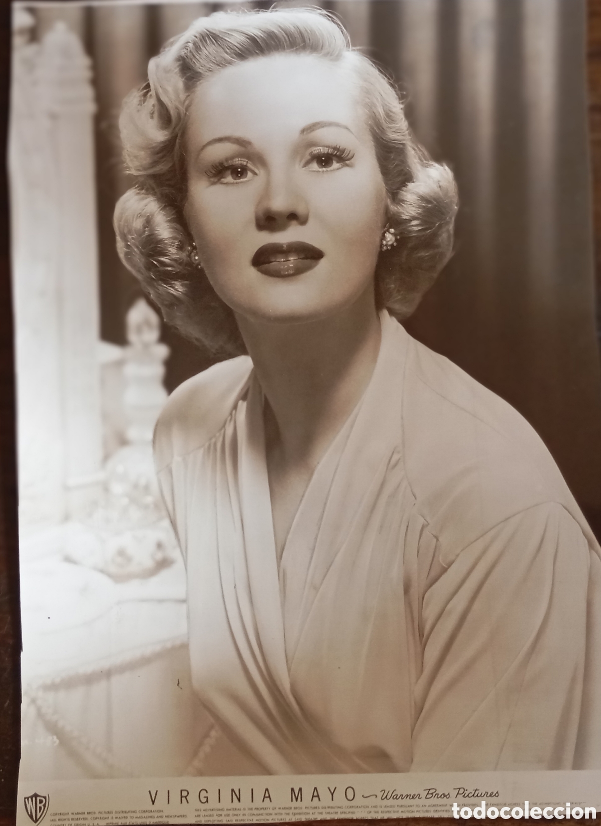 Alte Fotografie: Actriz Virginia Mayo antigua fotograf&iacute;a