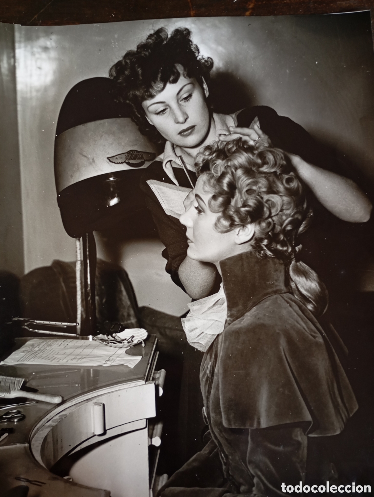 Fotografia antiga: Antigua fotograf&iacute;a actriz Margaret Leighton