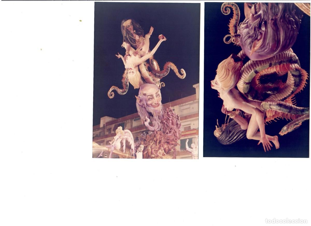 Fotograf&iacute;a antigua: DOS FOTOS FALLA CAMPANAR 1989. 1ER PREMIO