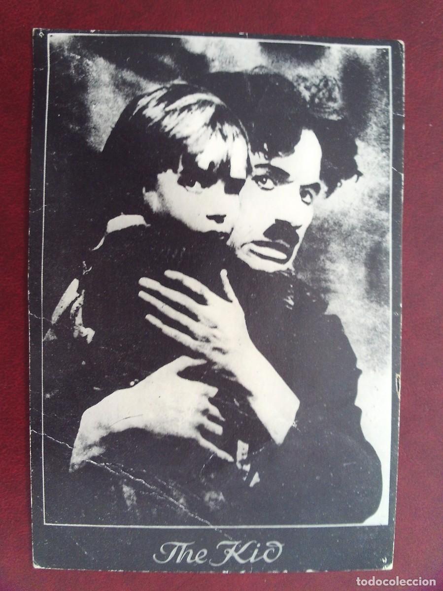 Fotograf&iacute;a antigua: (OTROS 25) TARJETA POSTAL DE CHAPLIN EN LA PELICULA THE KID CIRCULADA