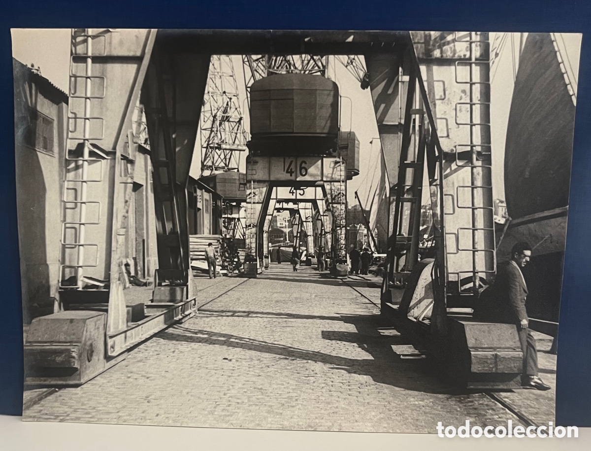 Fotograf&iacute;a antigua: FOTOGRAF&Iacute;A: PORT DE BARCELONA - A&Ntilde;OS 30 - 21,3 X 29,4 CM