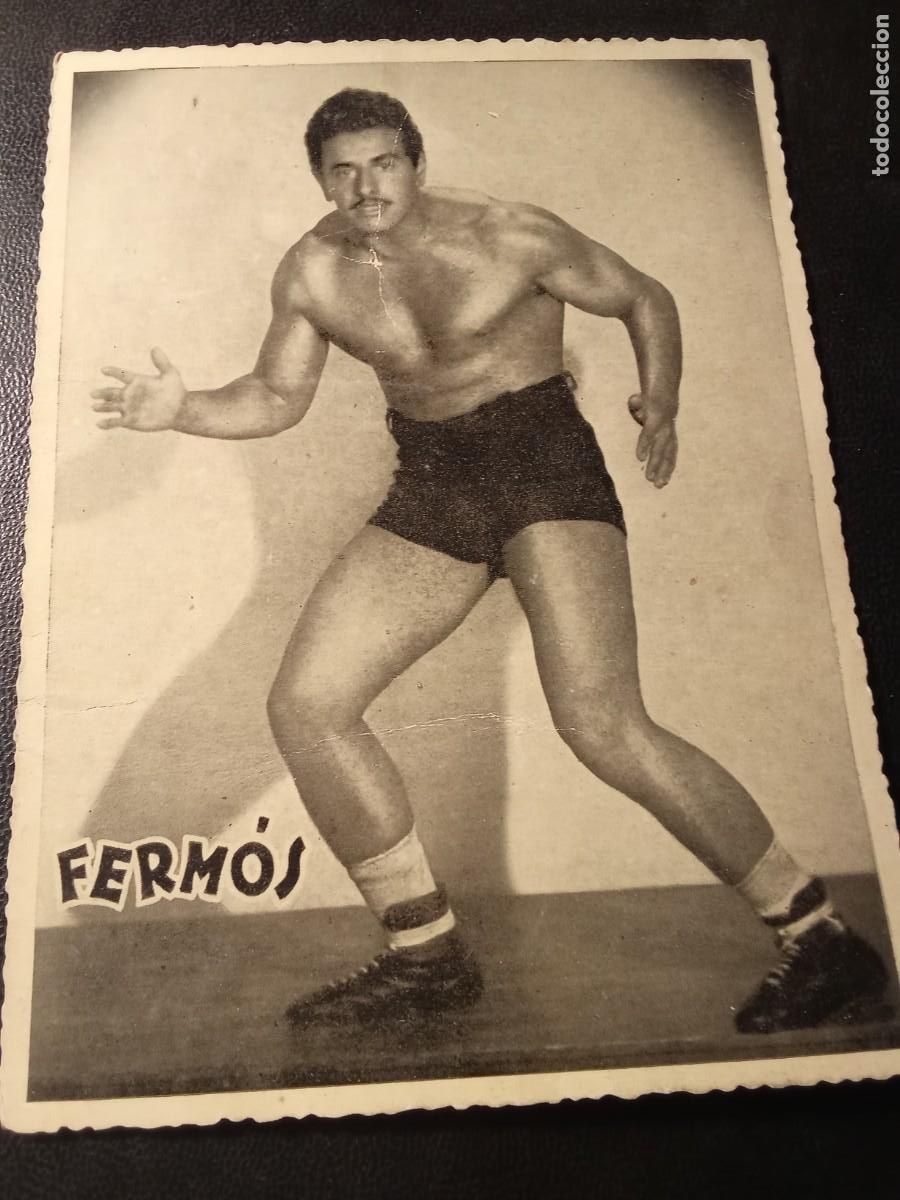 Fotograf&iacute;a antigua: Ferm&oacute;s.Lucha libre.Deporte. - Foto 1