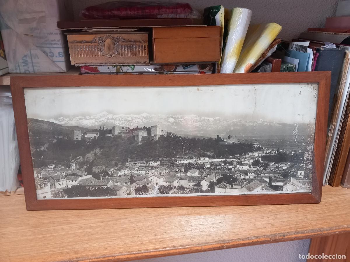 Fotograf&iacute;a antigua: Fotograf&iacute;a de Rafael Garz&oacute;n (1863-1923) Granada&rdquo;Vista general de la Alhambra