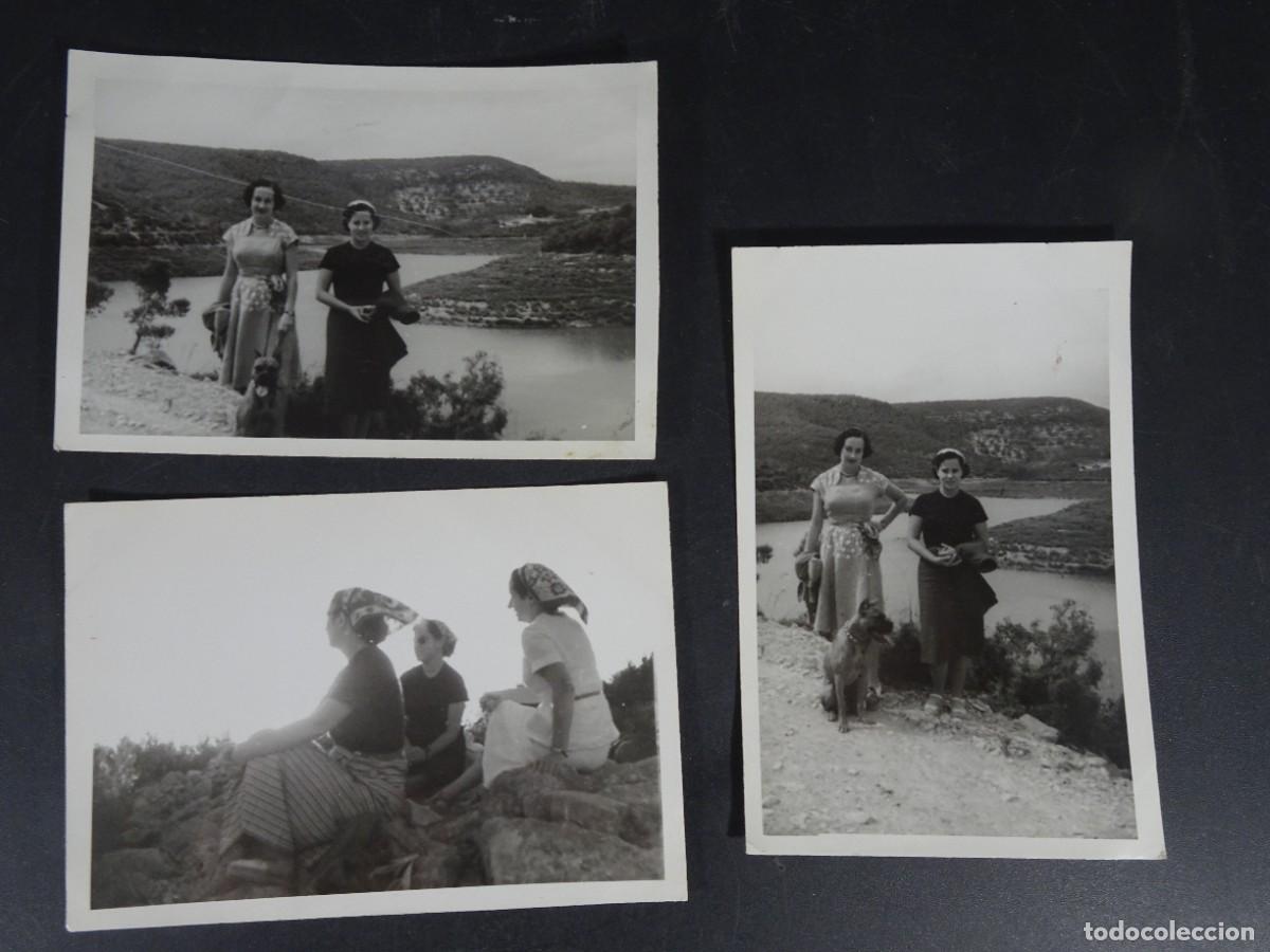 Fotografia antica: LOTE DE 3 ANTIGUAS FOTOGRAF&Iacute;AS ,SANT PERE DE RIBES , PANTANO OLIVELLA, 1951, VER FOTOS