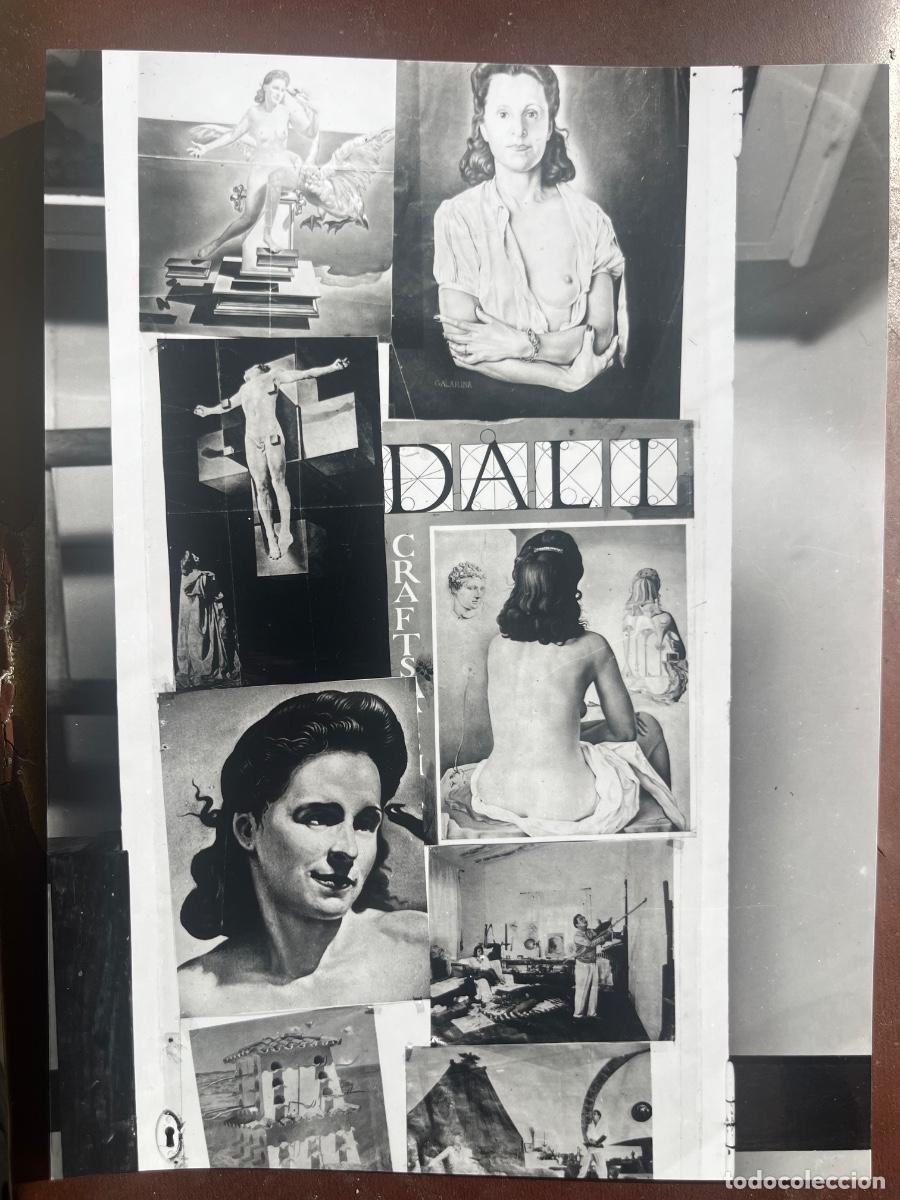 Fotograf&iacute;a antigua: FOTOGRAF&Iacute;A ORIGINAL COLAGE DE DAL&Iacute; 1970&rsquo;S