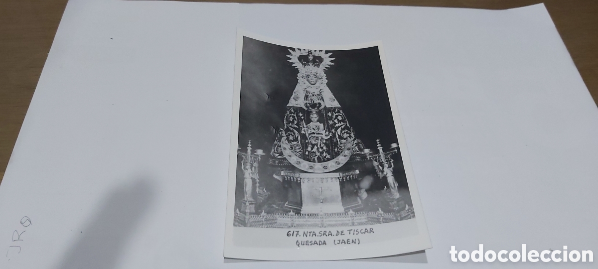 Fotograf&iacute;a antigua: FOTO PALOMEQUE. VIRGEN DE TISCAR. QUESADA. JAEN