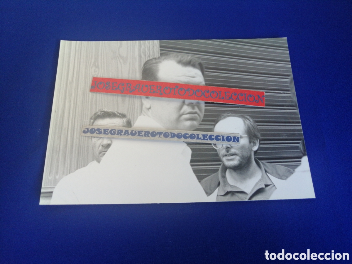 Fotografia antiga: HUELGA GENERAL 28 MAYO A&Ntilde;O 1992 -VALENCIA - SINDICALISTAS -FOTO