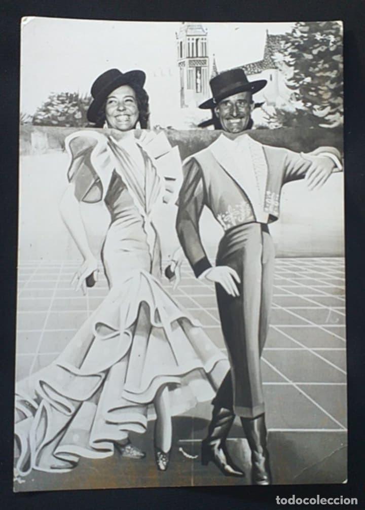 Fotograf&iacute;a antigua: Fotograf&iacute;a Antigua Espa&ntilde;ola curiosa en su tiempo. Pareja Sevillanos