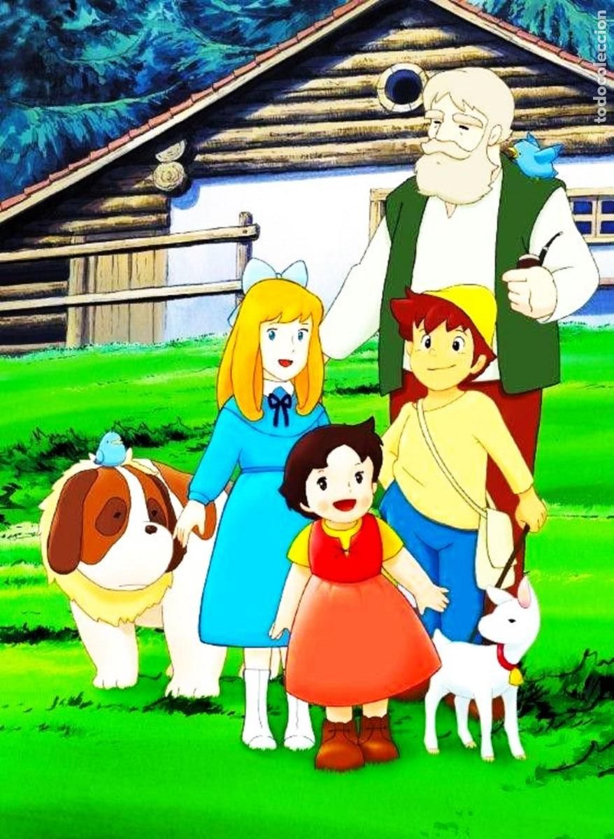 Fotograf&iacute;a antigua: HEIDI, EL ABUELO, PEDRO Y CLARA- LA PEQUE&Ntilde;A LULU Y SUS AMIGOS. FOTOGRAFIA-ARTE.