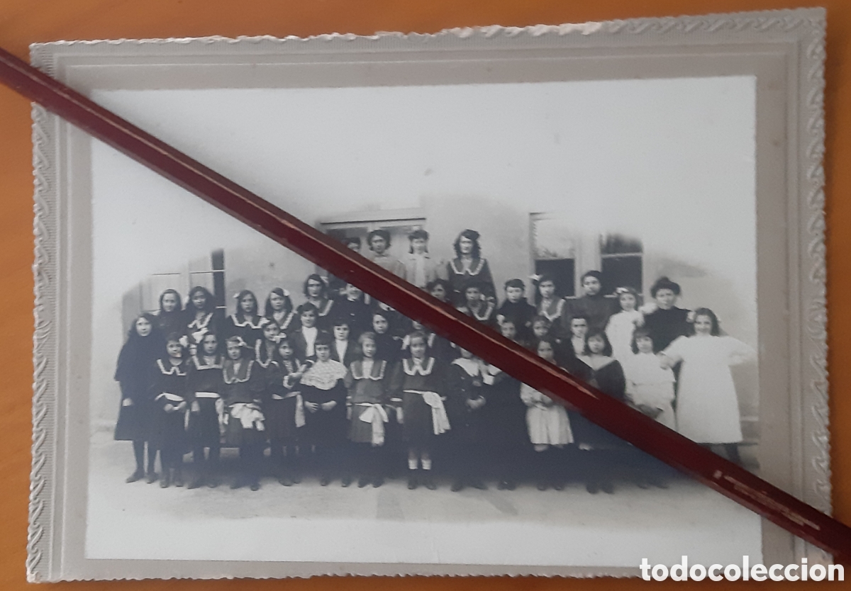 Fotografia antica: Fotograf&iacute;a original Oviedo Asturias. Alumnas del colegio la Milagrosa. A&ntilde;o 1906