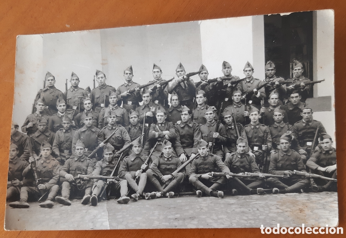Fotograf&iacute;a antigua: Fotograf&iacute;a militar original. Infanter&iacute;a. A&ntilde;os 20-30. R9072