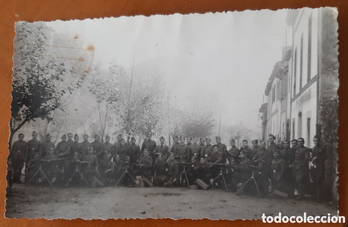 Fotografia antica: Fotograf&iacute;a militar original. Ametralladoras de campa&ntilde;a. A&ntilde;os 20-30. R9073