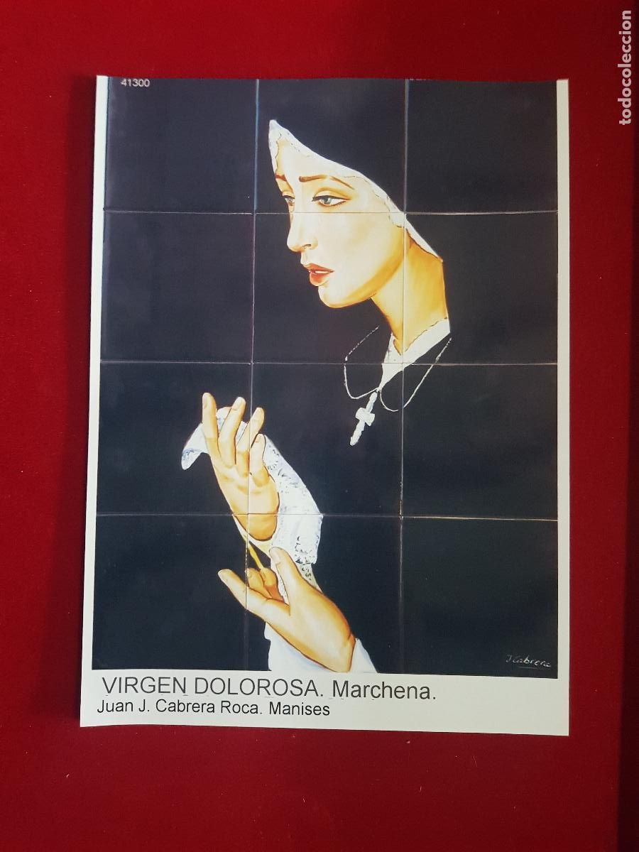 Fotograf&iacute;a antigua: VIRGEN DOLOROSA.MARCHENA - Foto 1