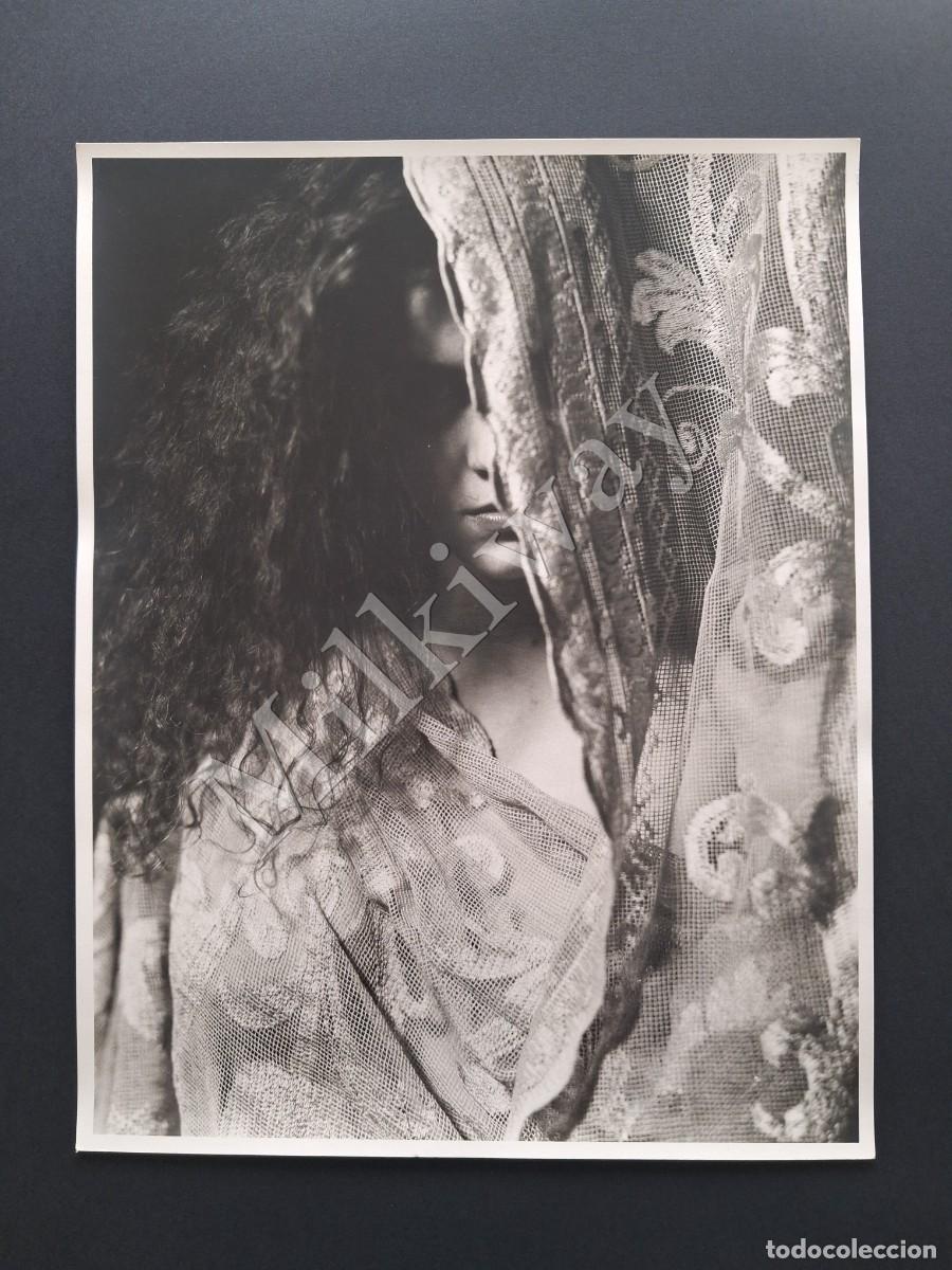 Alte Fotografie: FOTOGRAF&Iacute;A PEDRO FERN&Aacute;NDEZ PALAZUELOS - RETRATO DE ANABEL ALONSO - A&Ntilde;OS 80