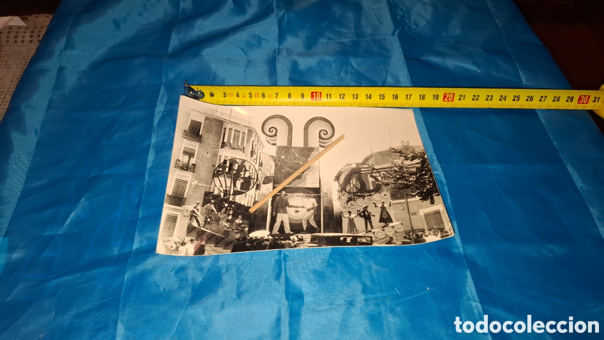 Fotograf&iacute;a antigua: ANTIGUA FOTO - FOGUERES DE ALICANTE, 1933 B. P&Eacute;REZ GALD&Oacute;S