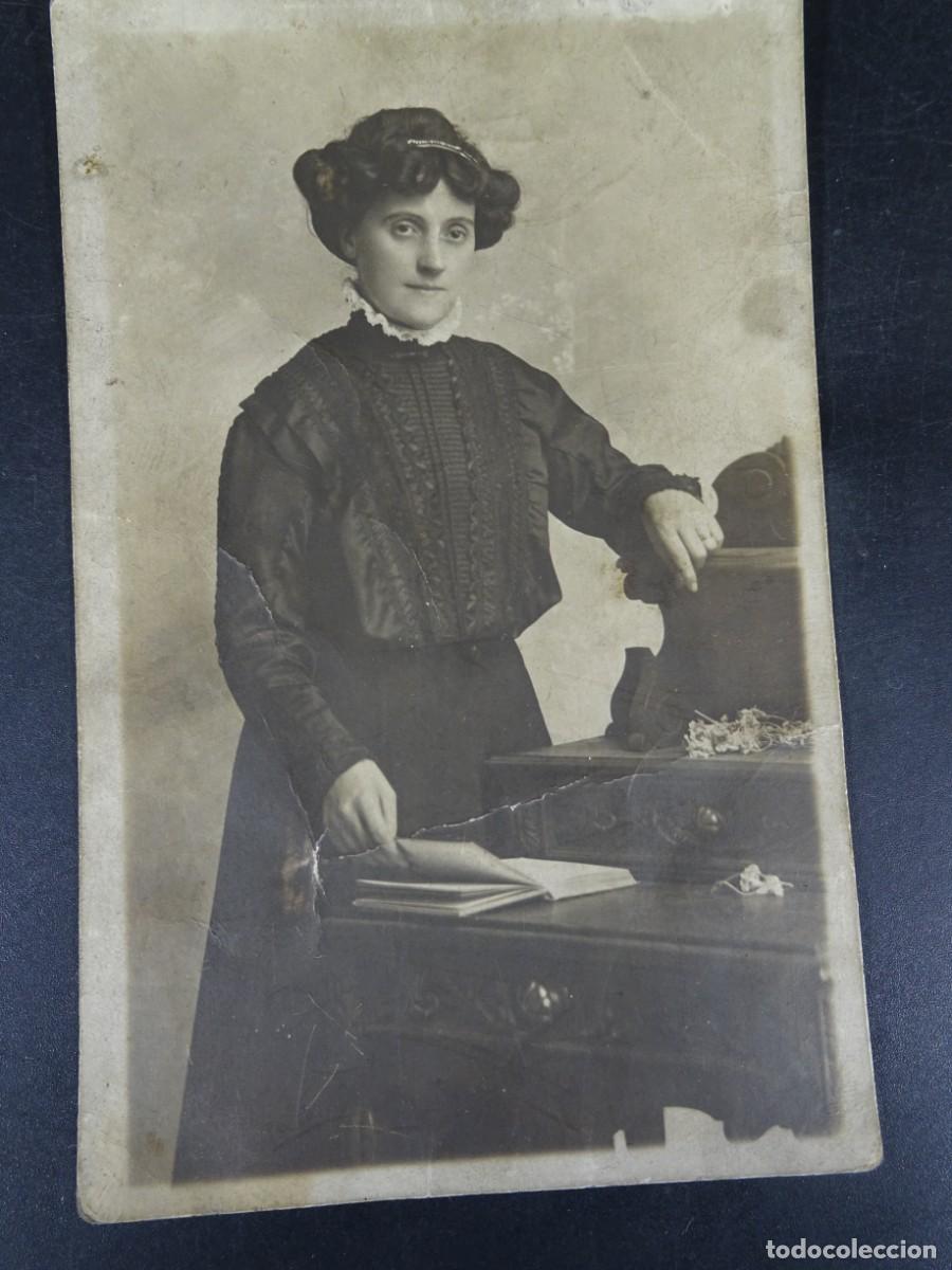 Fotografia antiga: ANTIGUA FOTOGRAF&Iacute;A DE ESTUDIO, RETRATO CHICA JOVEN, VER FOTOS