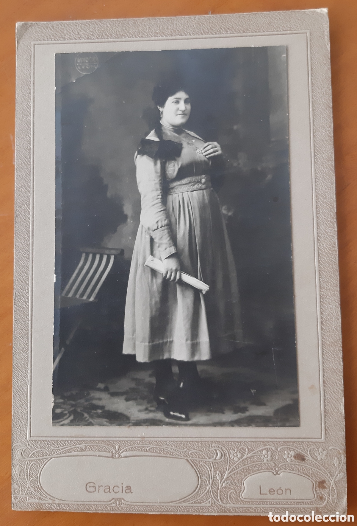 Antique Photography: Fotograf&iacute;a Leon, Gracia. Original. Gran calidad