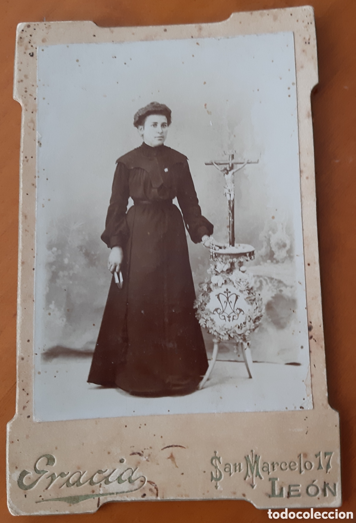 Antique Photography: Fotograf&iacute;a Gracia Le&oacute;n. A&ntilde;o 1928. Original. R9531
