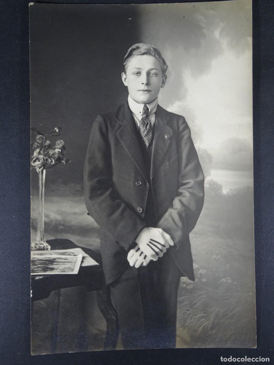 Fotograf&iacute;a antigua: ANTIGUA FOTOGRAF&Iacute;A DE ESTUDIO, NI&Ntilde;O TRAJE, VER FOTOS
