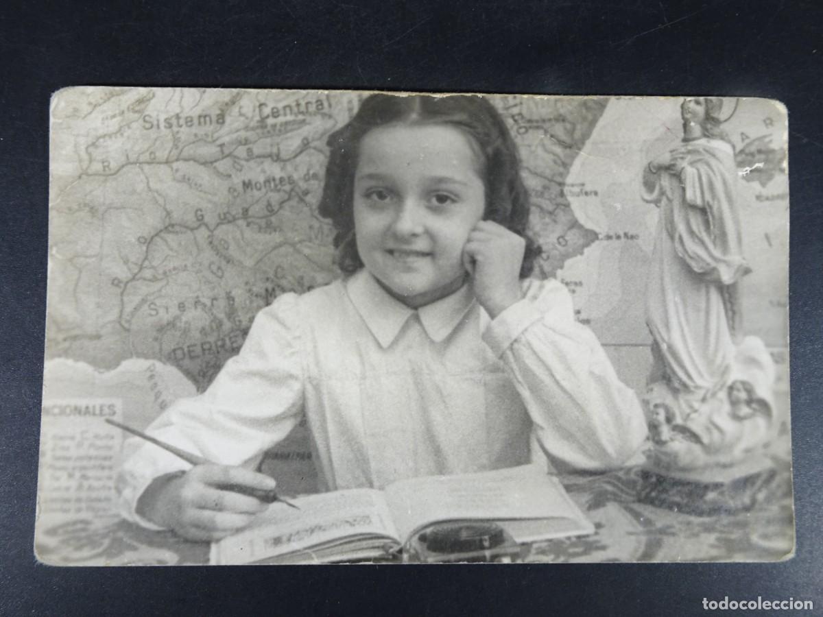 Fotografia antiga: ANTIGUA FOTOGRAF&Iacute;A , NI&Ntilde;A PUPITRE, COLEGIO, VER FOTOS