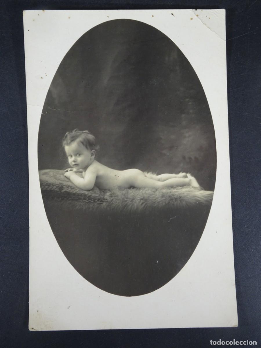 Fotografia antica: ANTIGUA FOTOGRAF&Iacute;A DE ESTUDIO RETRATO NI&Ntilde;O PEQUE&Ntilde;O DESNUDO, BEB&Eacute;, VER FOTOS