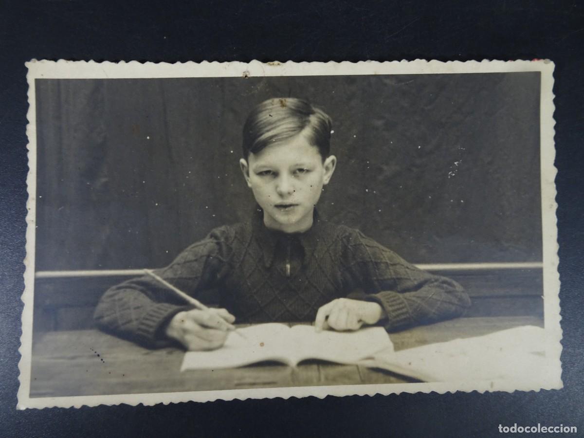 Fotograf&iacute;a antigua: ANTIGUA FOTGRAF&Iacute;A , NI&Ntilde;O PUPITRE , COLEGIO, VER FOTOS
