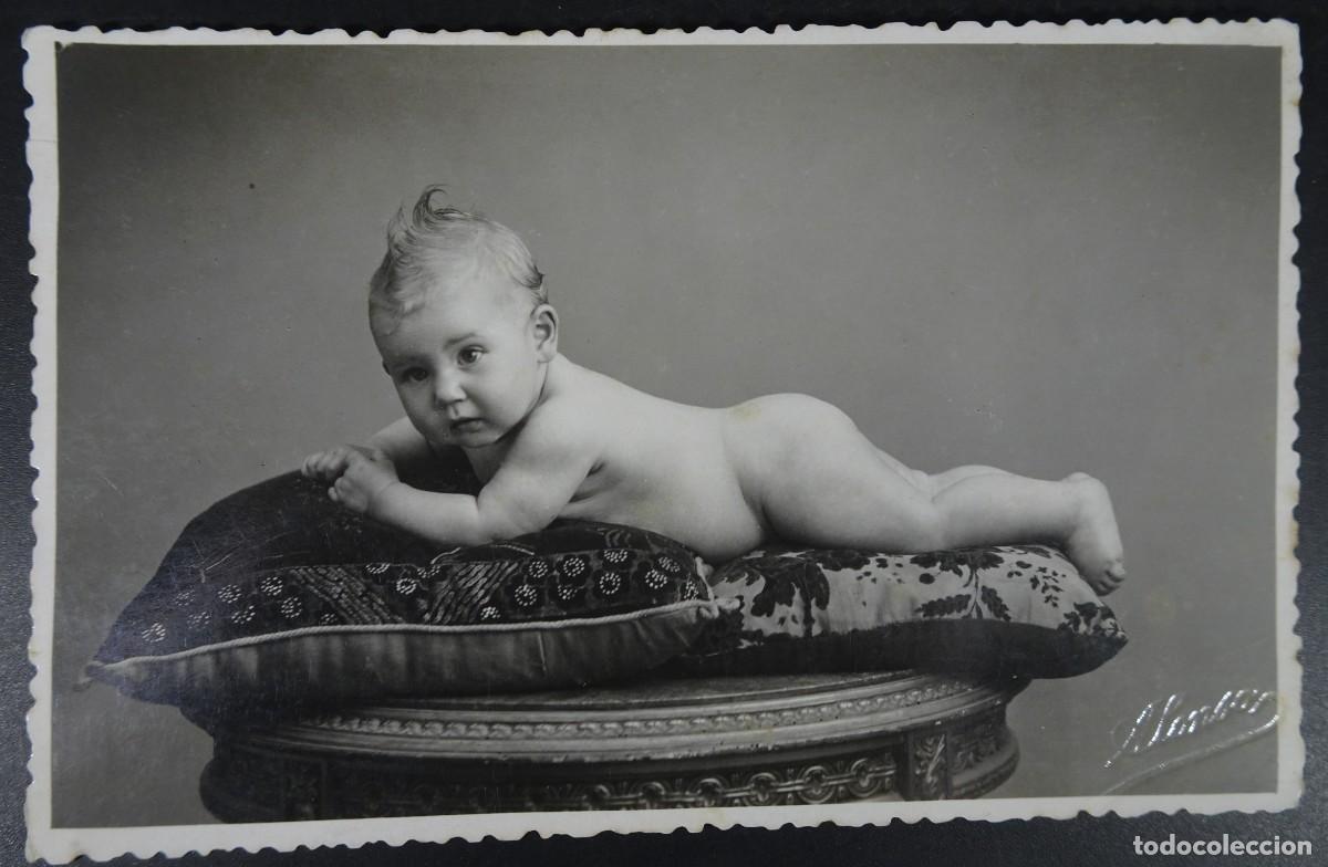 Antique Photography: ANTIGUA FOTOGRAF&Iacute;A DE ESTUDIO, NI&Ntilde;O PEQUE&Ntilde;O DESNUDO, VER FOTOS