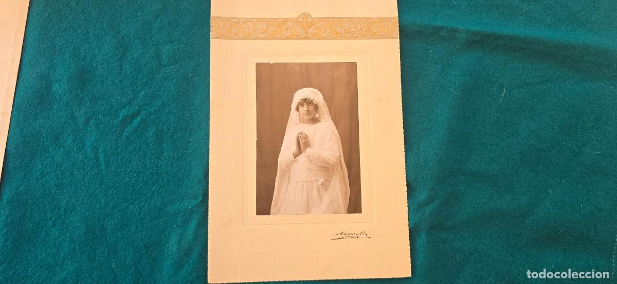 Fotograf&iacute;a antigua: FOTOGRAFIA NI&Ntilde;A DE COMUNION - FOTO NOVELLA
