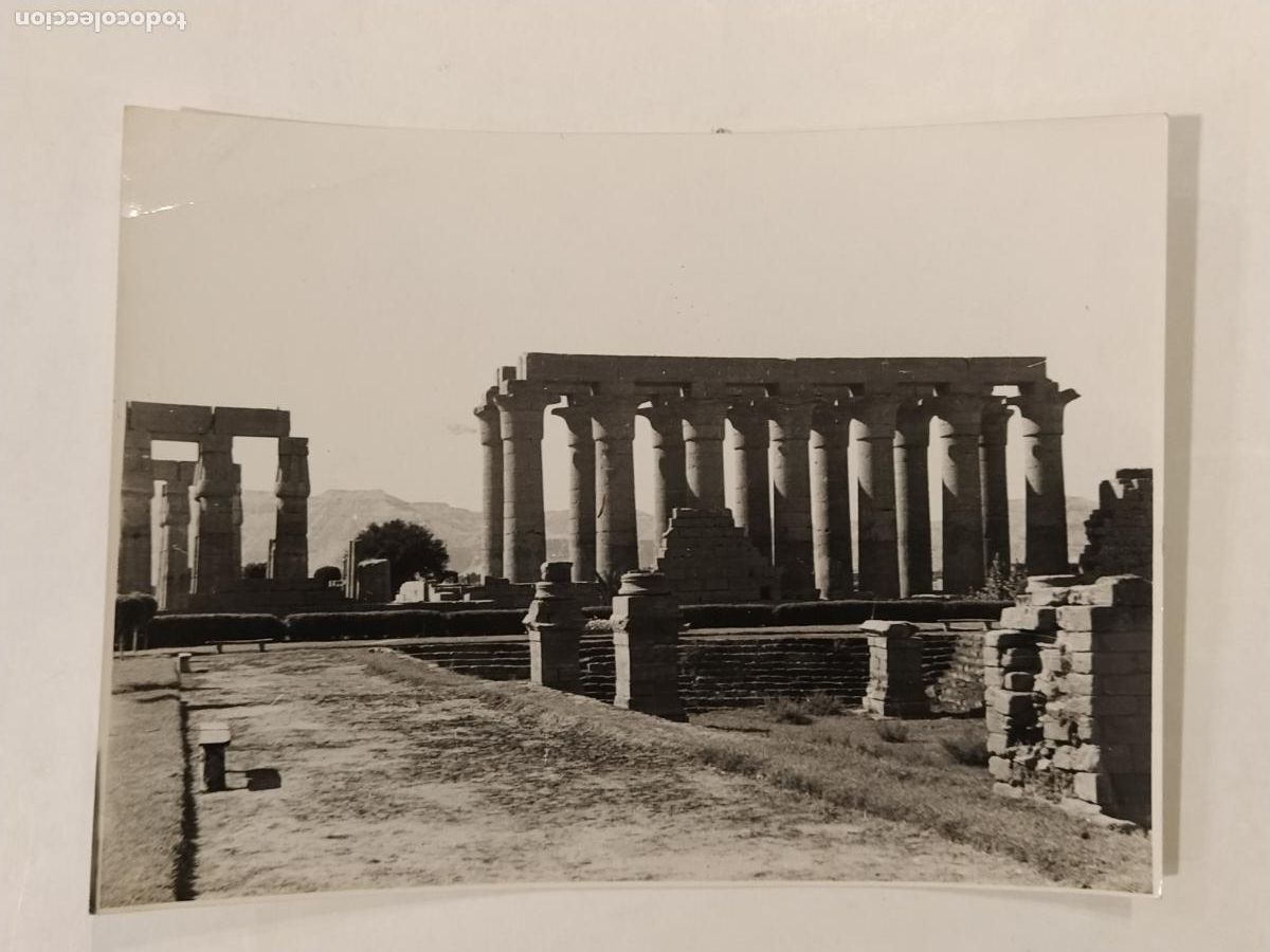 Fotograf&iacute;a antigua: TEMPLO DE LUKSOR - FOTOGRAFIA ANTIGUA -(45)