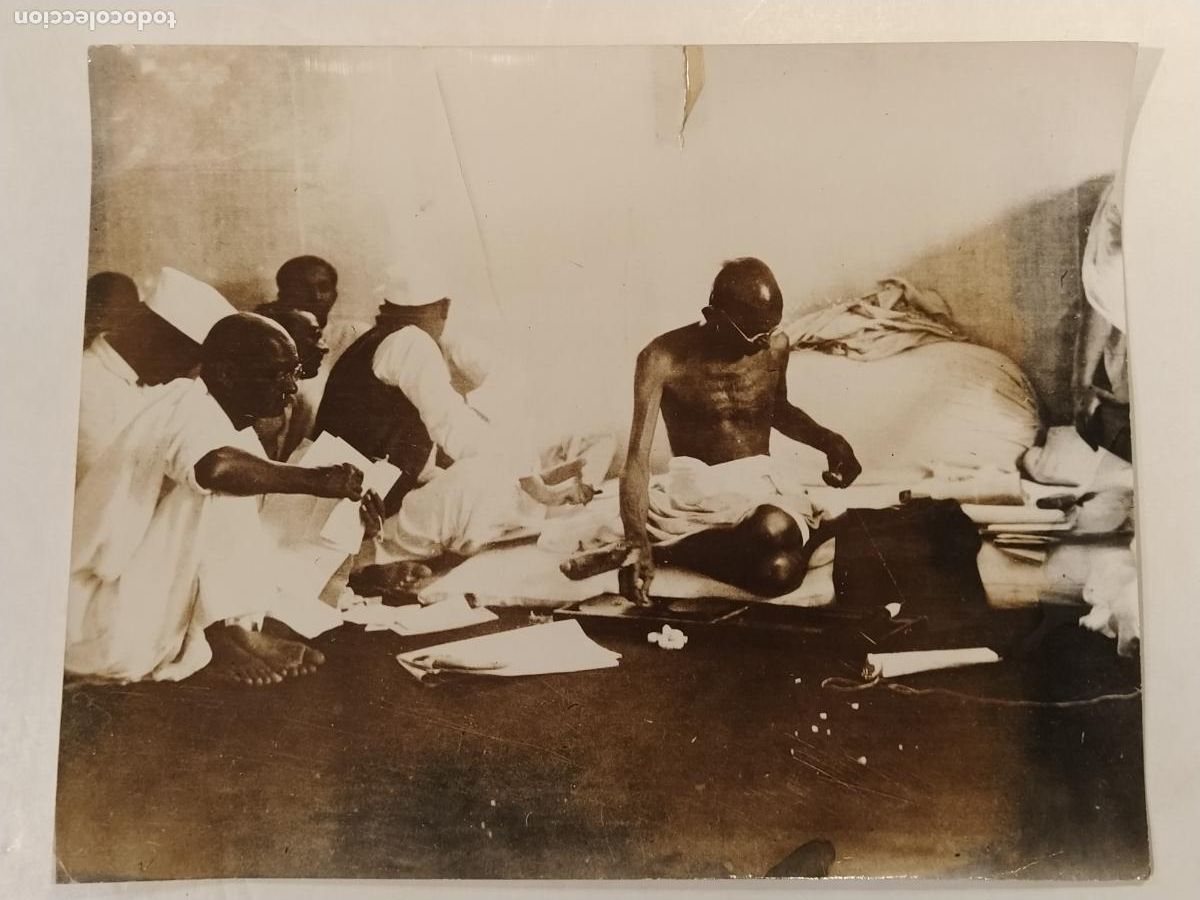 Fotograf&iacute;a antigua: GANDHI - ARCHIVO LABOR - FOTOGRAFIA ANTIGUA -(12)