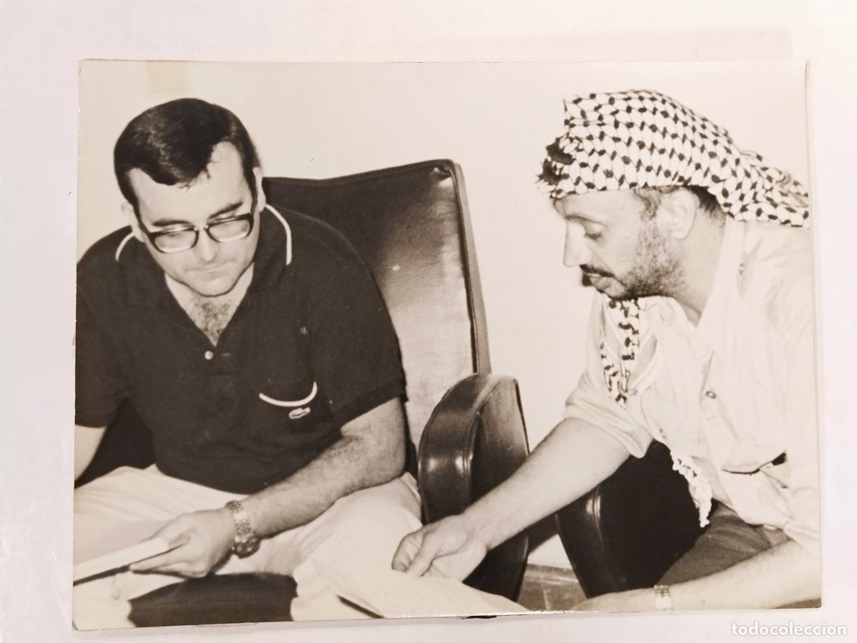 Fotograf&iacute;a antigua: DOMINGO DEL PINO CON YASSER AZAFAT - FOTOGRAFIA ANTIGUA -(18)