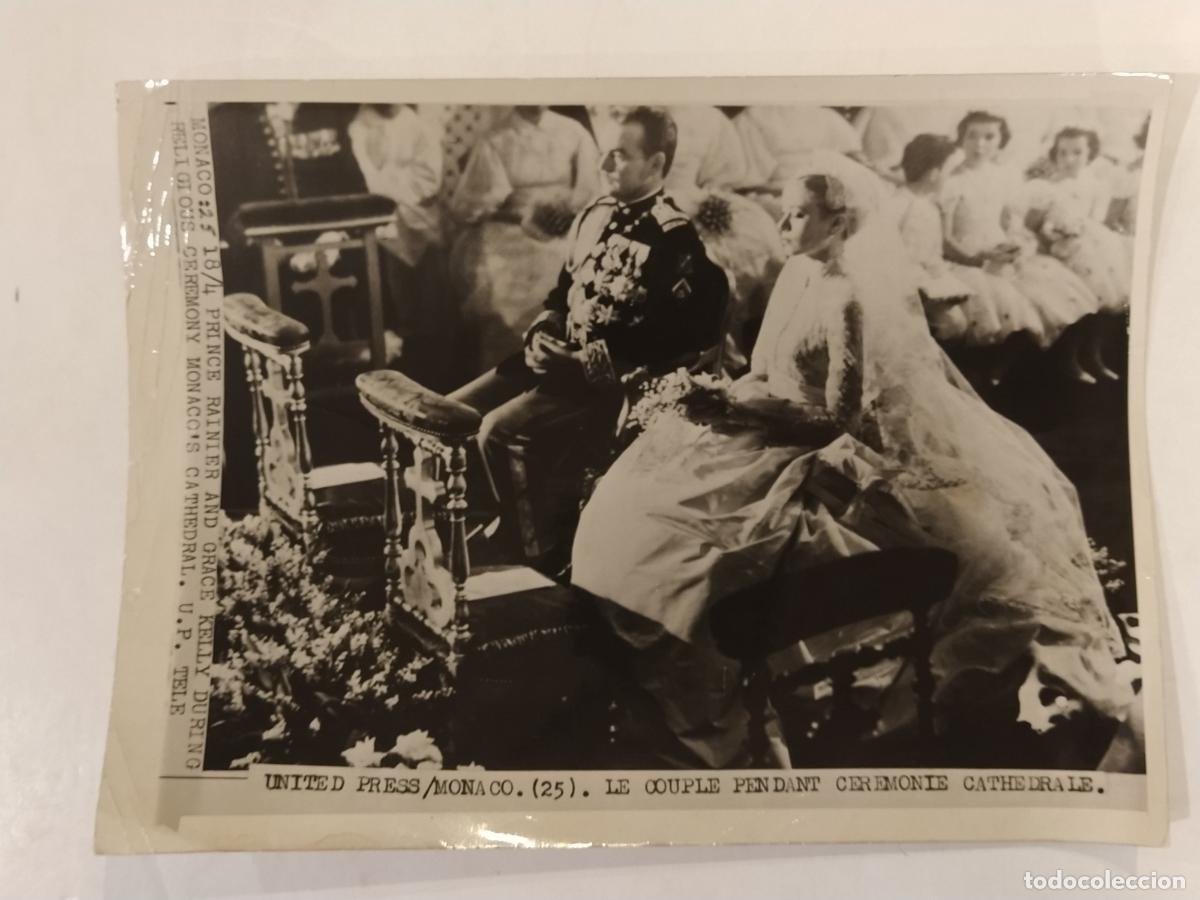 Fotograf&iacute;a antigua: MONACO - LE COUPLE PENDANT CEREMONI CATHEDRALE - FOTOGRAFIA ANTIGUA -(41)