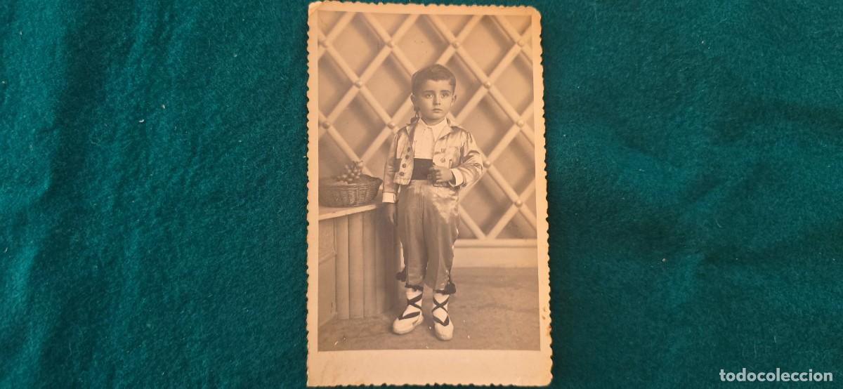 Fotograf&iacute;a antigua: FOTOGRAFIA NI&Ntilde;O DE FALLERO