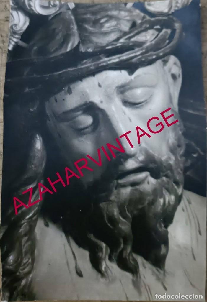 Fotograf&iacute;a antigua: SEMANA SANTA ALCALA DEL RIO, STMO.CRISTO DE LA VERA CRUZ, 58X88MM