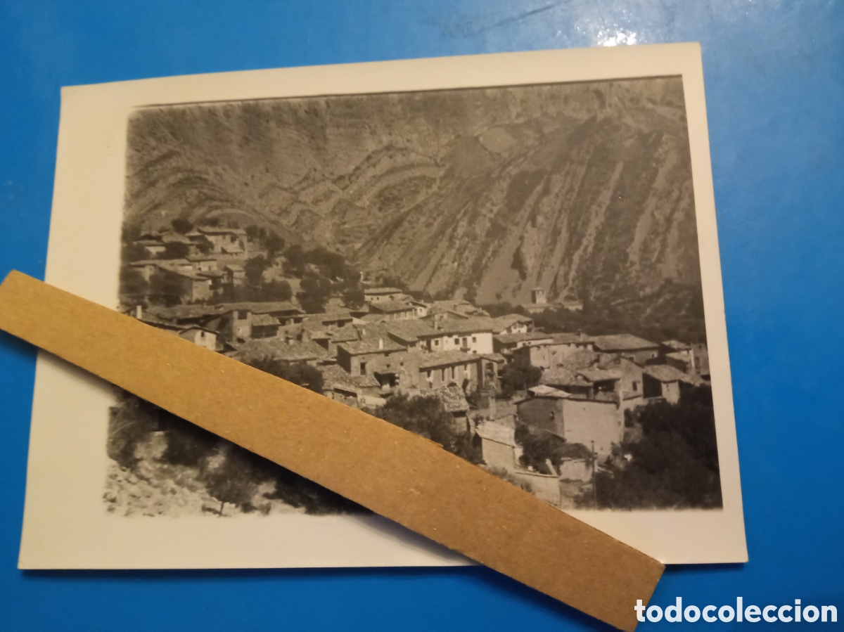 Fotograf&iacute;a antigua: Antigua fotograf&iacute;a de Sopeira (Huesca), mide 12x9 cm