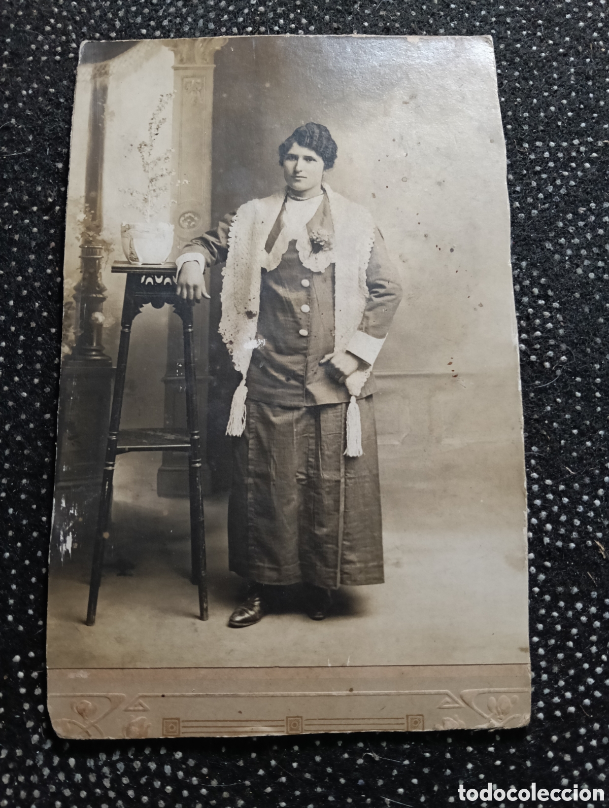 Fotografia antiga: 1920-30 fotograf&iacute;a de una joven se&ntilde;ora con ropa de la &eacute;poca