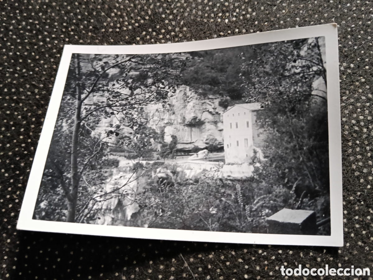 Fotograf&iacute;a antigua: 1960 aprox. SAN MIGUEL DEL FAY, HOTEL Y SALTO DEL ROSSINYOL.