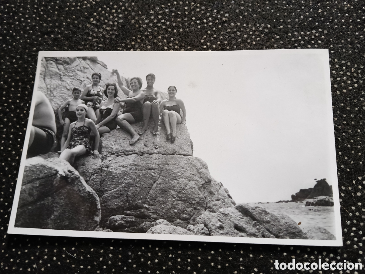 Fotografia antiga: 1960 fotograf&iacute;a en la playa de Calella de Palafrugell