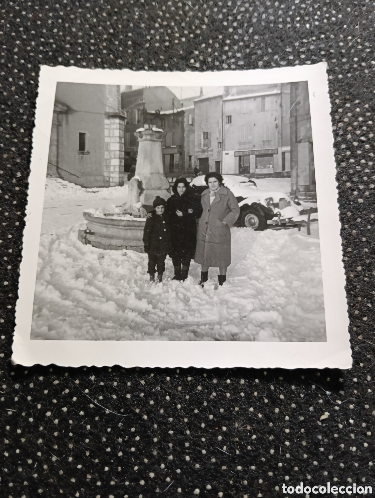 Fotograf&iacute;a antigua: Fotograf&iacute;a de una nevada por Andaluc&iacute;a pero no s&eacute; d&oacute;nde?