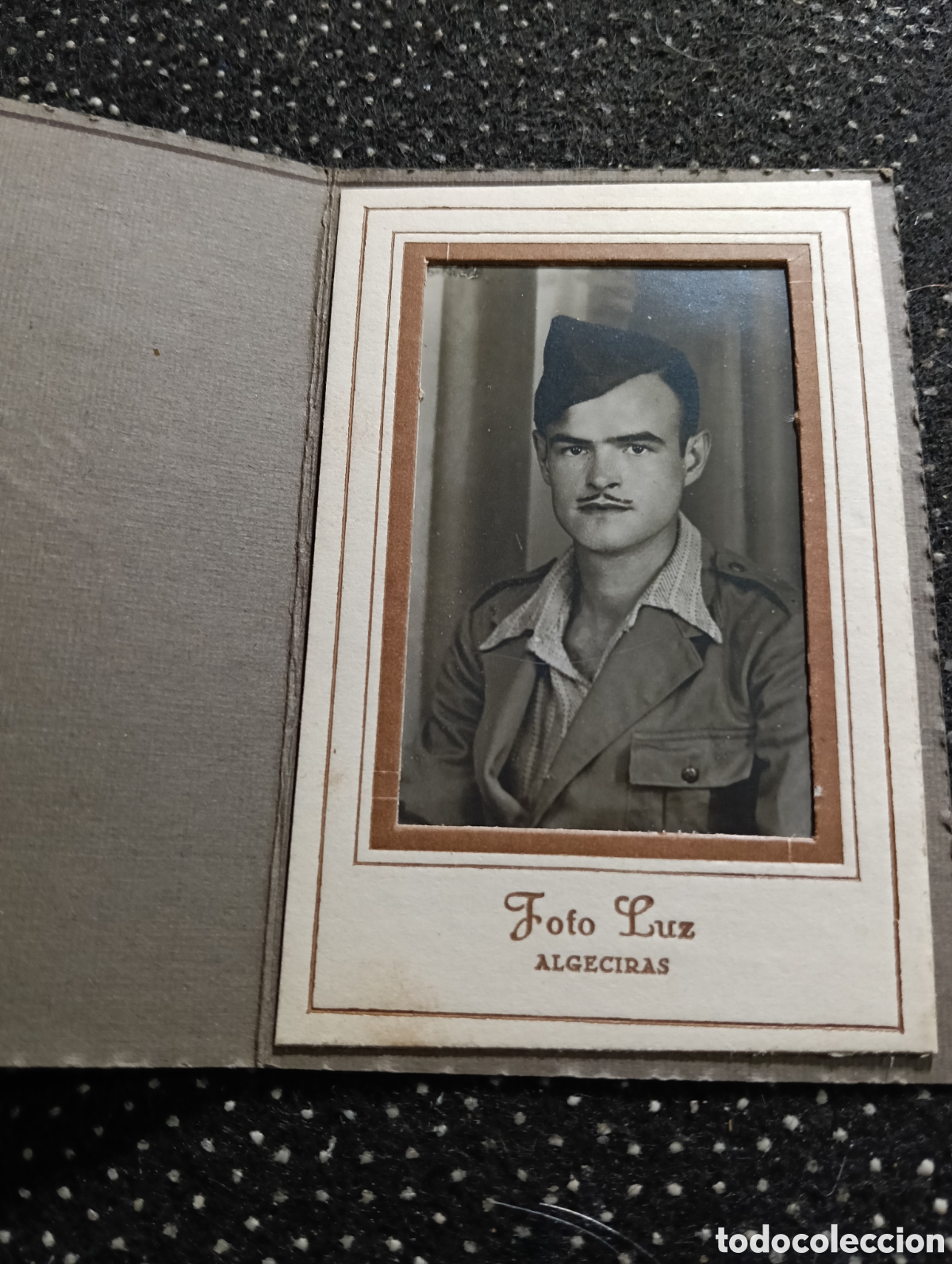 Fotograf&iacute;a antigua: Fotograf&iacute;a de un soldado en Algeciras en los a&ntilde;os 40