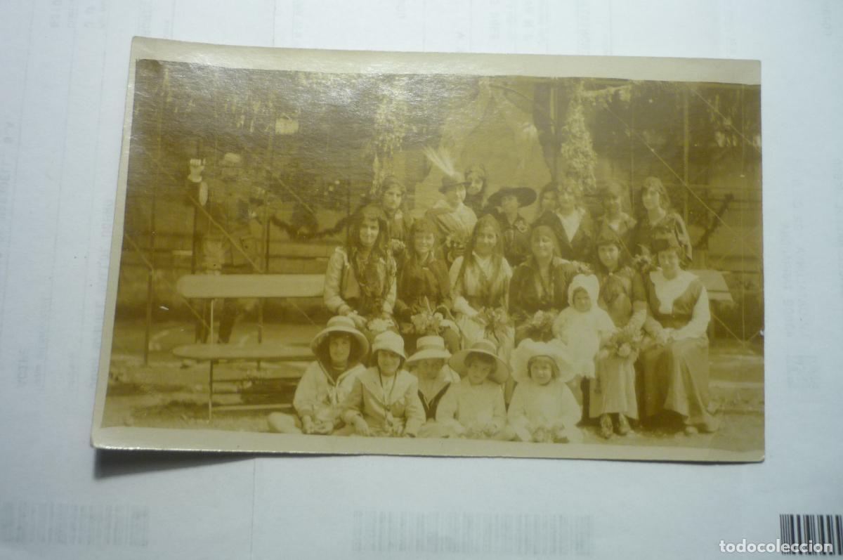 Fotograf&iacute;a antigua: FOTO GRUPO SE&Ntilde;ORAS CON NI&Ntilde;OS CM