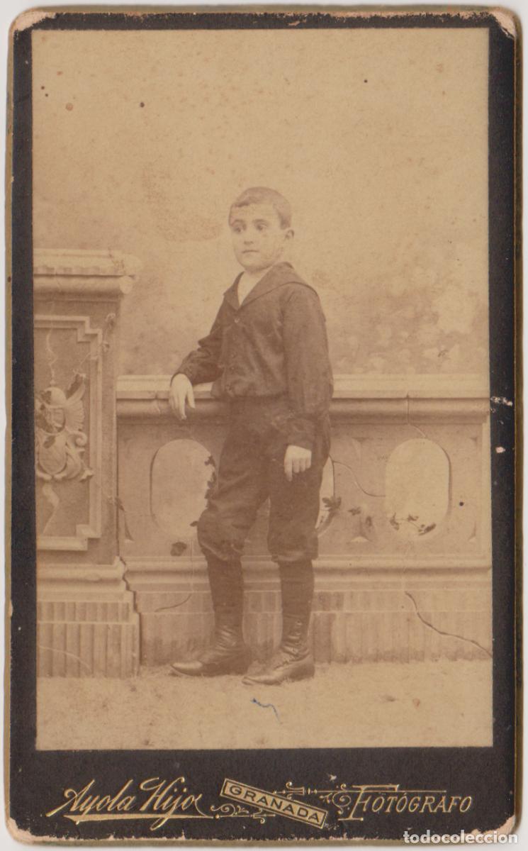 Fotograf&iacute;a antigua: RETRATO DE UN NI&Ntilde;O DE LA EPOCA
